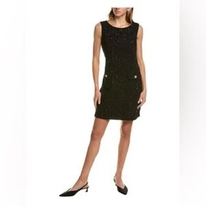 Isaac Mizrahi Black Tweed Dress